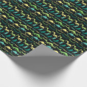 Dr. Seuss | "Bump Jump" Hallowen Pattern Geschenkpapier (Ecke)