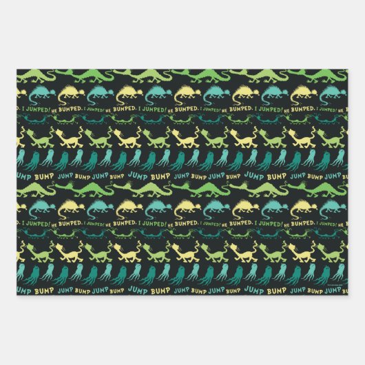 Dr. Seuss | "Bump Jump" Hallowen Pattern Geschenkpapier Set (Vorderseite 3)