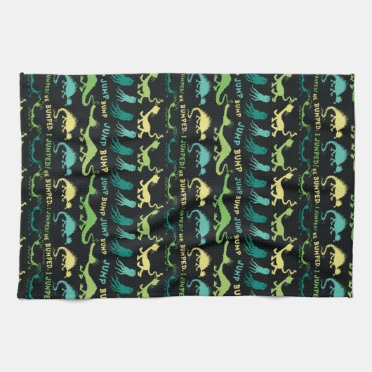 Dr. Seuss | "Bump Jump" Hallowen Pattern Geschirrtuch (Horizontal)