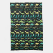 Dr. Seuss | "Bump Jump" Hallowen Pattern Geschirrtuch (Vertikal)