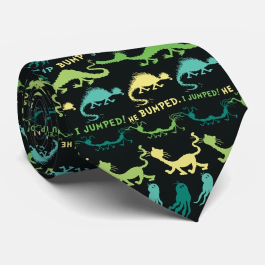 Dr. Seuss | "Bump Jump" Hallowen Pattern Krawatte (Gerollt)