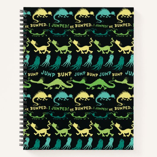 Dr. Seuss | "Bump Jump" Hallowen Pattern Notizblock (Vorderseite)