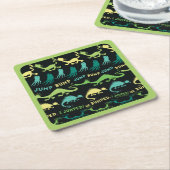 Dr. Seuss | "Bump Jump" Hallowen Pattern Rechteckiger Pappuntersetzer (angewinkelt)