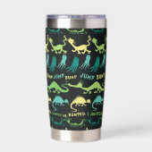 Dr. Seuss | "Bump Jump" Hallowen Pattern Thermobecher (Rückseite)