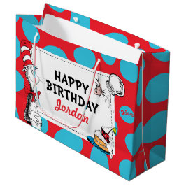 Dr. Seuss Cat am Geburtstag Große Geschenktüte