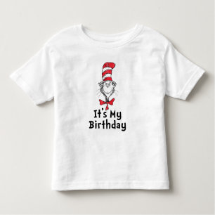 Dr. Seuss Cat im Hut Es ist mein Geburtstag Kleinkind T-shirt