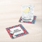 Dr. Seuss Cat in der Hat Baby Dusche Rechteckiger Pappuntersetzer (Vor Ort)