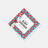 Dr. Seuss Cat in der Hat Baby Dusche Serviette (Ecke)