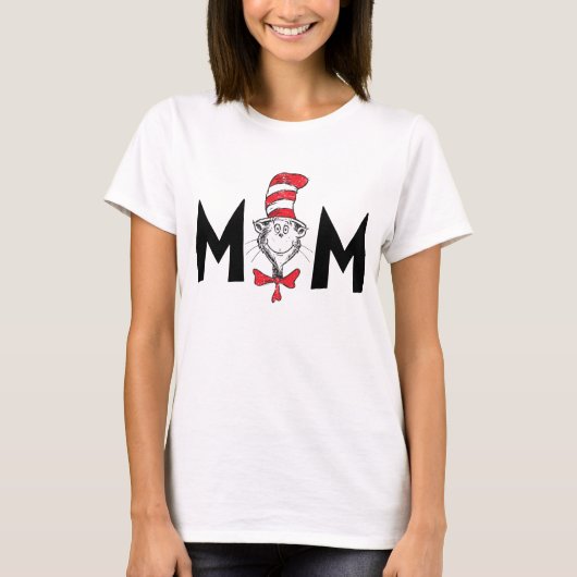Dr. Seuss Cat in der Hat-Mama T-Shirt (Vorderseite)
