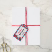 Dr. Seuss Cat in the Hat Birthday Party Gunst Geschenkanhänger (Mit Garn)