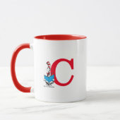 Dr. Seuss Cat in the Hat - Reading Monogram C Tasse (Links)