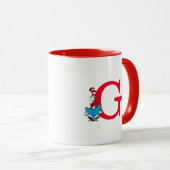 Dr. Seuss Cat in the Hat - Reading Monogram G Tasse (VorderseiteRechts)