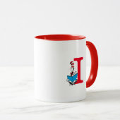 Dr. Seuss Cat in the Hat - Reading Monogram I Tasse (VorderseiteRechts)