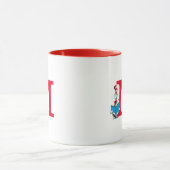 Dr. Seuss Cat in the Hat - Reading Monogram M Tasse (Zentrum)