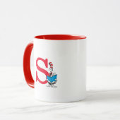 Dr. Seuss Cat in the Hat - Reading Monogram S Tasse (Vorderseite Links)