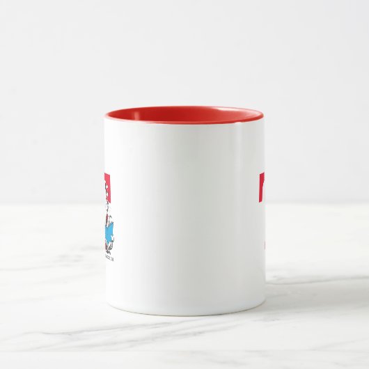 Dr. Seuss Cat in the Hat - Reading Monogram T Tasse (Zentrum)