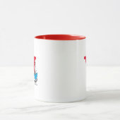 Dr. Seuss Cat in the Hat - Reading Monogram V Tasse (Zentrum)