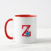 Dr. Seuss Cat in the Hat - Reading Monogram Z Tasse (Links)