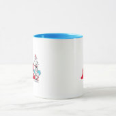 Dr. Seuss Cat in the Hat, Thing One Monogram A Tasse (Zentrum)