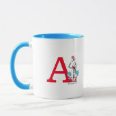 Dr. Seuss Cat in the Hat, Thing One Monogram A Tasse (Links)