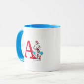 Dr. Seuss Cat in the Hat, Thing One Monogram A Tasse (Vorderseite Links)