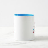 Dr. Seuss Cat in the Hat, Thing One Monogram I Tasse (Zentrum)