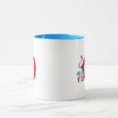 Dr. Seuss Cat in the Hat, Thing One Monogram O Tasse (Zentrum)