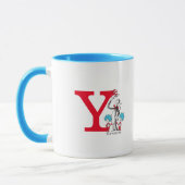 Dr. Seuss Cat in the Hat, Thing One Monogram Y Tasse (Links)