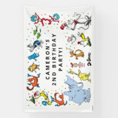 Dr. Seuss Character Confetti | KINDERGEBURTSTAG Banner (Vertikal)