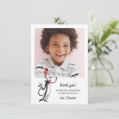 Dr. Seuss Character Confetti | KINDERGEBURTSTAG Dankeskarte (Stehend Vorderseite)