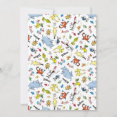 Dr. Seuss Character Confetti | KINDERGEBURTSTAG Einladung (Rückseite)