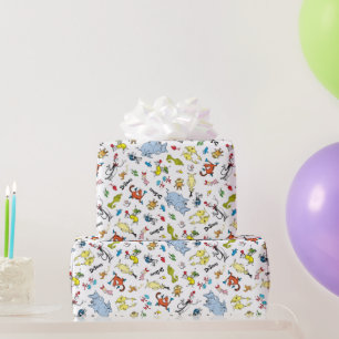 Dr. Seuss Character Confetti   KINDERGEBURTSTAG Geschenkpapier