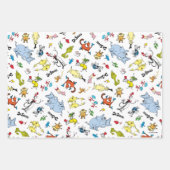 Dr. Seuss Character Confetti | KINDERGEBURTSTAG Geschenkpapier Set (Vorderseite 2)