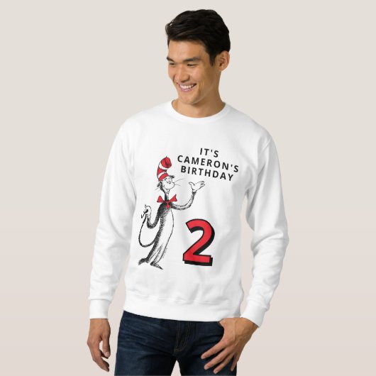 Dr. Seuss Character Confetti | KINDERGEBURTSTAG Sweatshirt (Vorne ganz)