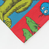 Dr. Seuss | Charakter-Slice Fleecedecke (Ecke)