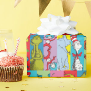 Dr. Seuss   Charakter-Slice Geschenkpapier