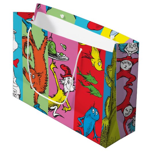 Dr. Seuss | Charakter-Slice Große Geschenktüte (Vorderseite Schrägansicht)
