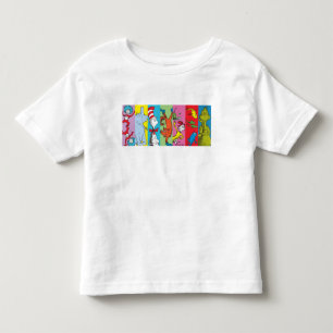 Dr. Seuss Charakter-Slice Kleinkind T-shirt
