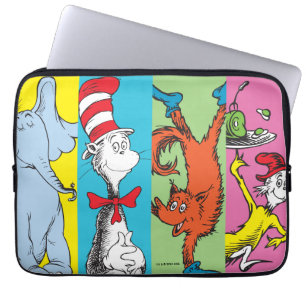 Dr. Seuss Charakter-Slice Laptopschutzhülle
