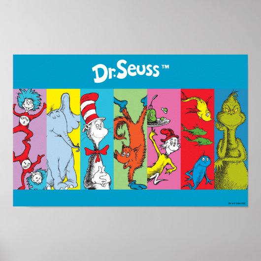 Dr. Seuss | Charakter-Slice Poster (Vorne)