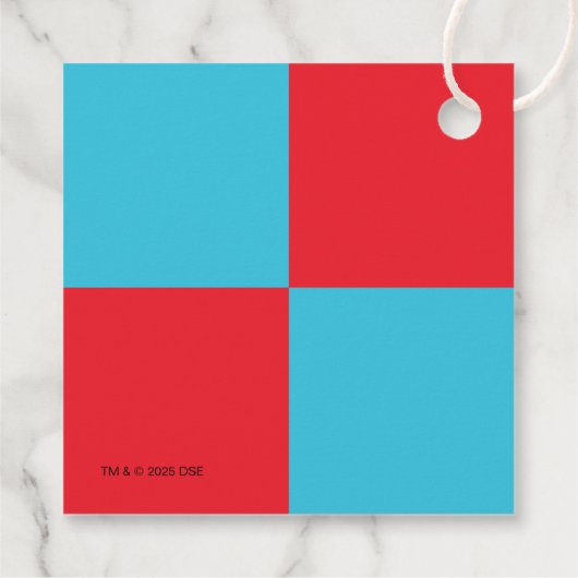 Dr. Seuss - Charaktere | KINDERGEBURTSTAG Geschenkanhänger (Rückseite)