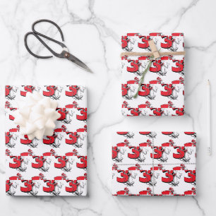 Dr. Seuss - Charaktere KINDERGEBURTSTAG Geschenkpapier Set
