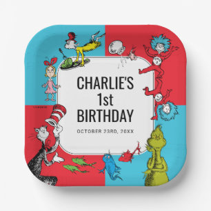 Dr. Seuss - Charaktere   KINDERGEBURTSTAG Pappteller
