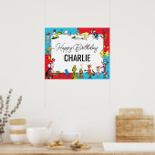 Dr. Seuss - Charaktere | KINDERGEBURTSTAG Poster (Küche)