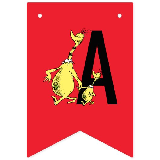 Dr. Seuss - Charaktere | KINDERGEBURTSTAG Wimpelkette (Zweite Fahne)