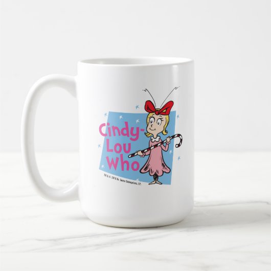 Dr. Seuss | Cindy-Lou Who - Candy Cane Kaffeetasse (Links)