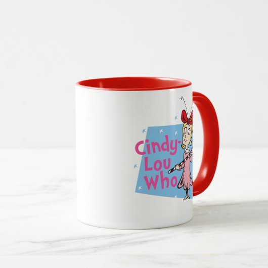 Dr. Seuss| Cindy-Lou Who - Candy Cane Tasse (VorderseiteRechts)