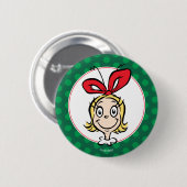 Dr. Seuss | Cindy-Lou Who is Nice Button (Vorne & Hinten)