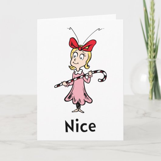 Dr. Seuss | Cindy-Lou Who is Nice Karte (Vorderseite)