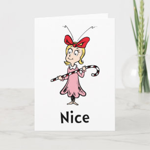 Dr. Seuss Cindy-Lou Who is Nice Karte